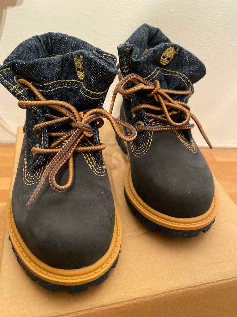 boys timberland boots size 5